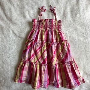 Penelope Mack Pink Plaid Summer Dress Sz 4